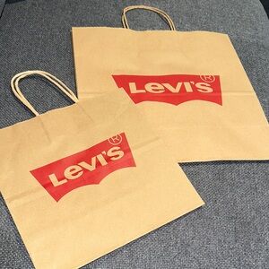 Levi's Red and Tan Tote Bag